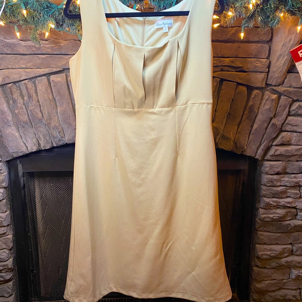 Beige dress sz 12